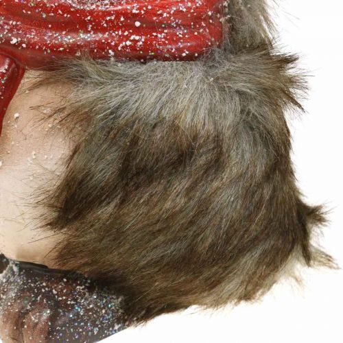 Floristik24 Dekoratív bagolykerámia sállal Dekoratív figurák téli H15cm 2 db