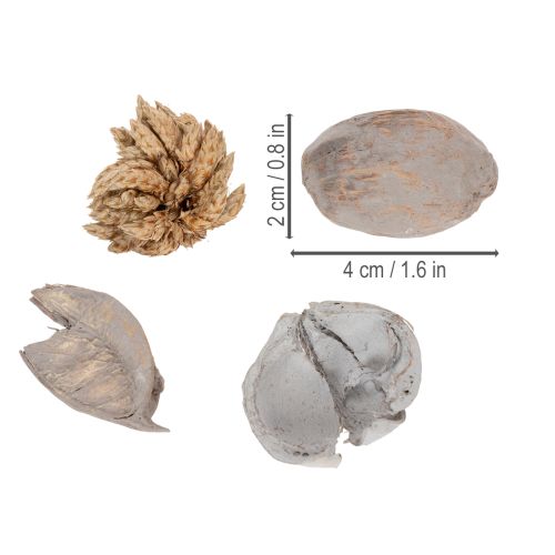 tételeket Potpourri asztaldísz diófélékkel a természetes nyári hangulatért