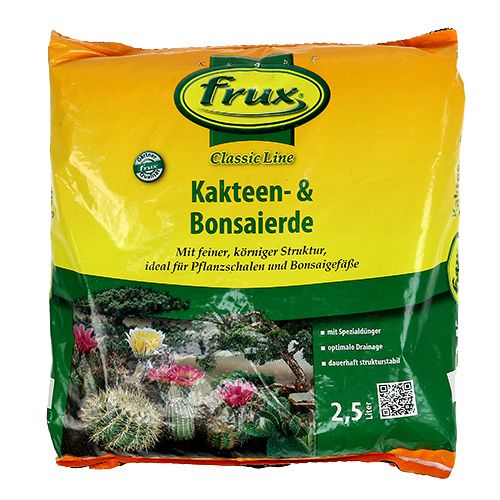 Floristik24 FRUX kaktusz és bonsai föld 2,5 liter