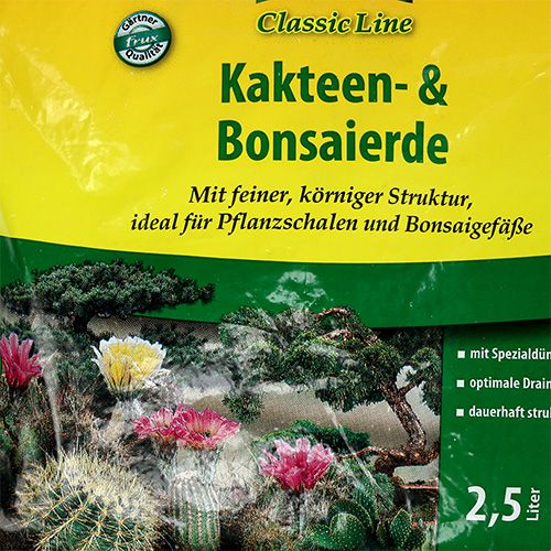tételeket FRUX kaktusz és bonsai föld 2,5 liter