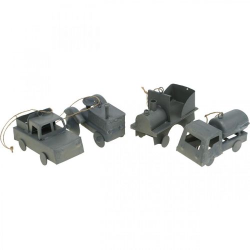 tételeket Járművek fém akasztható válogatva 9-10cm 4db