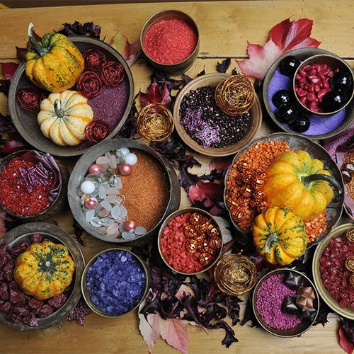 tételeket Színes homok 0,1mm - 0,5mm narancs 2kg