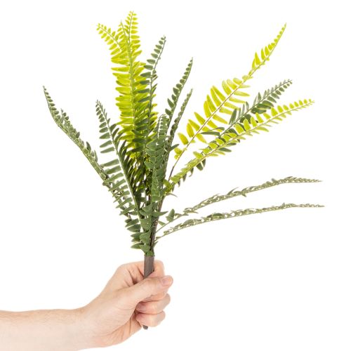 Műpáfrányág, műzöld dekorációs növény, 45cm | Floristik24.hu