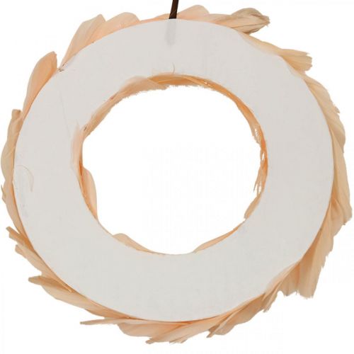 tételeket Tavaszi koszorú narancssárga koszorú ajtókoszorú akasztásához Ø20cm 3db