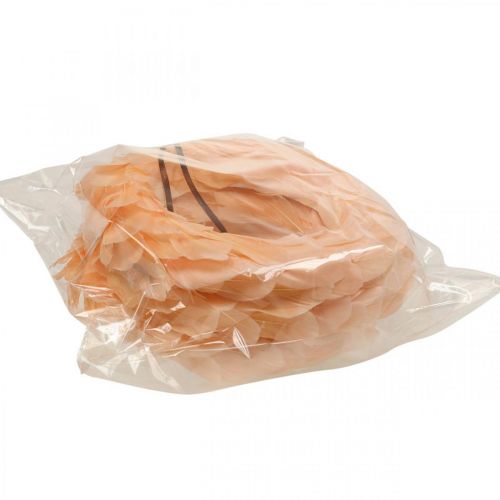 tételeket Tavaszi koszorú narancssárga koszorú ajtókoszorú akasztásához Ø20cm 3db