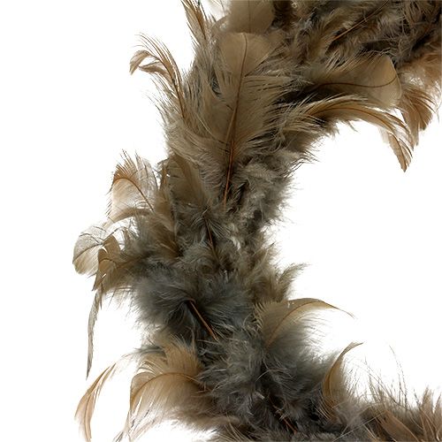 Floristik24 Tavaszi akasztható koszorú Ø20cm barna 3db