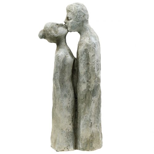 Floristik24 Dekoratív figura csókolózó pár kőöntvény 40cm