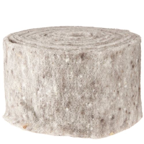 tételeket Filc szalag, fazékszalag szürke-natúr 15cm 5m