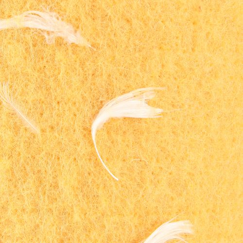 tételeket Filc szalag gyapjú szalag díszszövet sárga toll gyapjú filc 15cm 5m