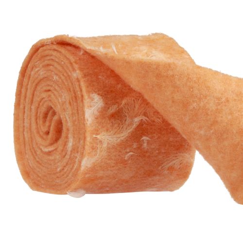 Filc szalag gyapjú szalag díszítő szövet narancssárga toll gyapjú filc 15cm 5m