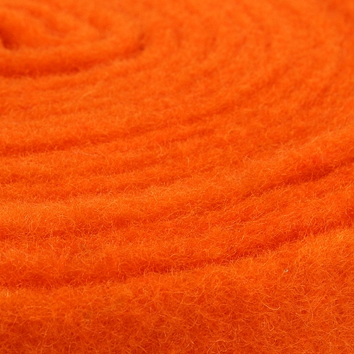 Floristik24 Narancs filc szalag 7,5cm 5m