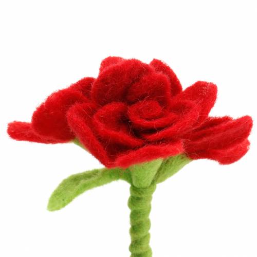 Floristik24 Filc virág 15 cm 3 szirommal