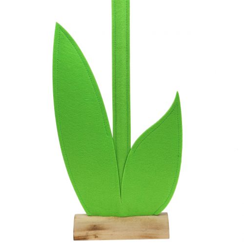 Floristik24 Narancssárga filcvirág 87cm