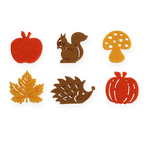 Floristik24 Szórványos díszítőfilc 3cm 72 db