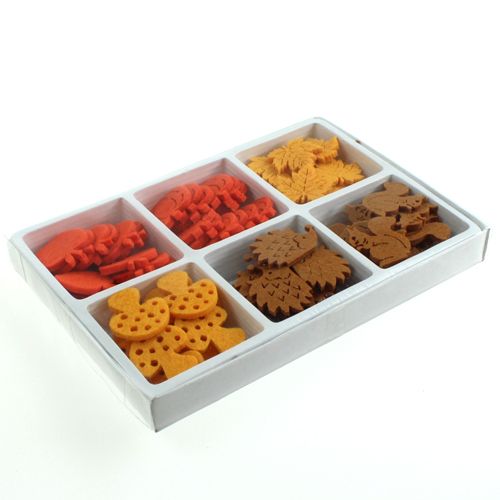 Floristik24 Szórványos díszítőfilc 3cm 72 db