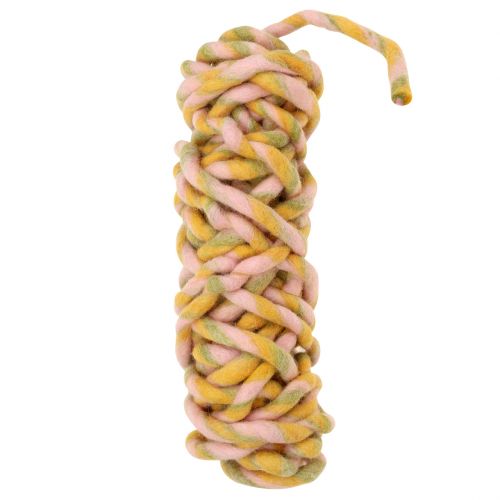 Floristik24 Filczsinór 25 m rózsaszín, sárga, zöld