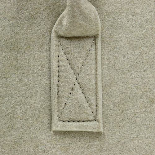 Floristik24 Filc táska 39x25x22cm krém