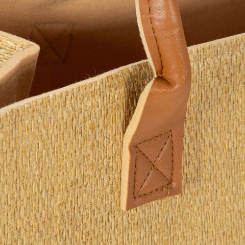 Filctáska raffia mintával 50cm x 25cm x 25cm | Floristik24.hu