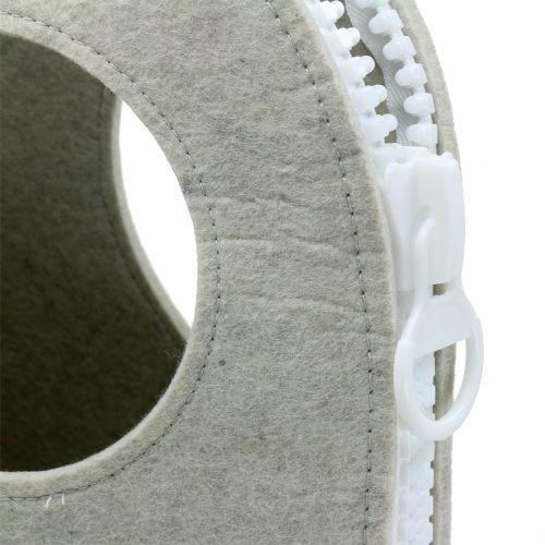 Floristik24 Filc táska Szürke H58cm