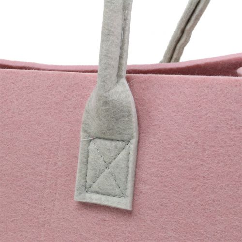 Floristik24 Filc táska rózsaszín 50cm x 25cm x 25cm