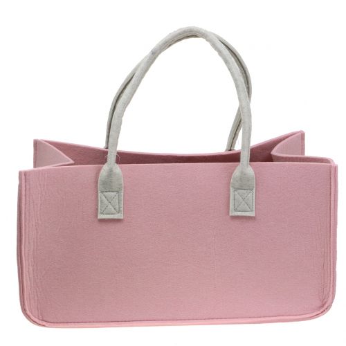 Floristik24 Filc táska rózsaszín 50cm x 25cm x 25cm