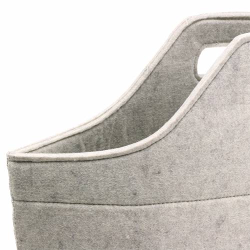 Floristik24 Filc táska szürke 43cm x 20cm x 42cm
