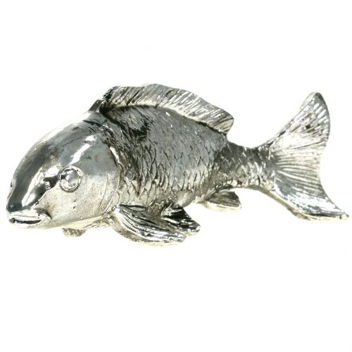 Deco hal antik ezüst 14cm