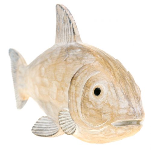 Floristik24 A fa dekoratív halak természetes megjelenésűek, L19 cm