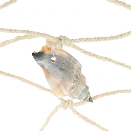 tételeket Tengeri horgászháló, dekoháló kagylóval 100×120cm