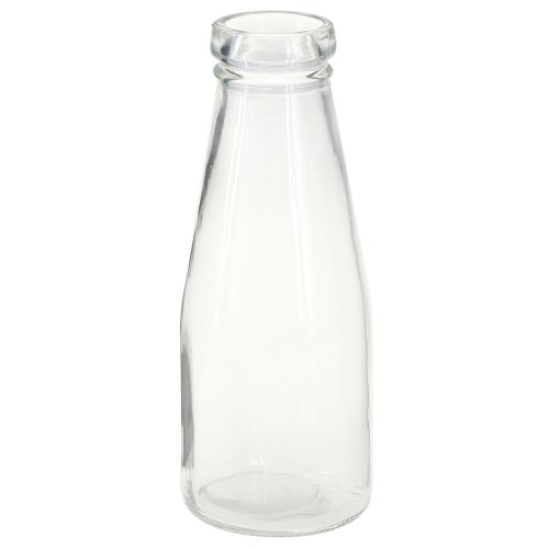 Palackdísz üveg palack váza üveg Ø8cm 22cm