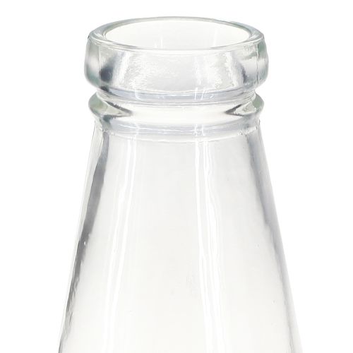 tételeket Palackdísz üveg palack váza üveg Ø8cm 22cm