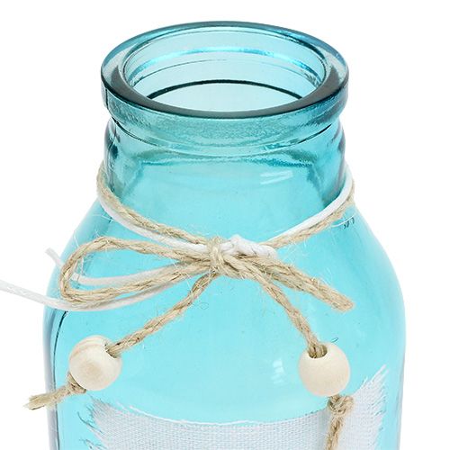 Floristik24 Üvegpalackok vegyes színben Ø8cm H15cm 3db