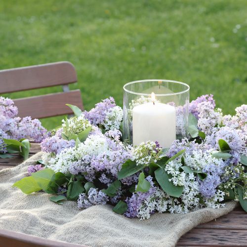 Floristik24 Üvegváza magas üveghengeres virágváza üveg Ø15cm H20cm