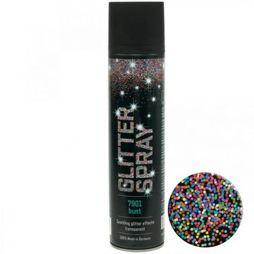 Glitter spray kézimunkákhoz színes spray festék glitter 400ml