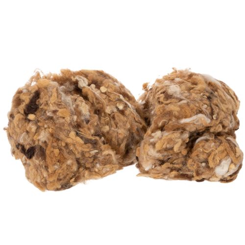 Barna melanzs birkagyapjú, természetes gyapjú, laza, kézműveskedéshez, 250g vétel | Floristik24.hu