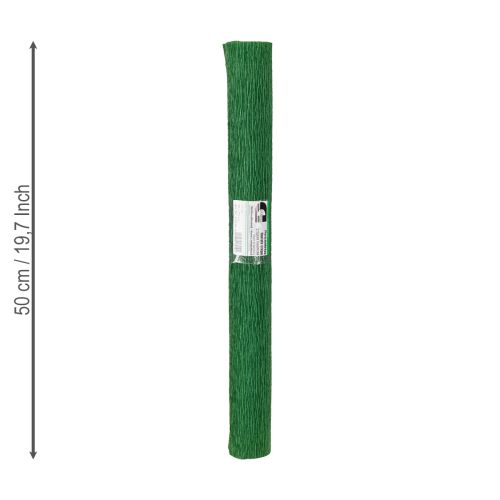 tételeket Virágkötő krepp papír sötétzöld 50x250cm