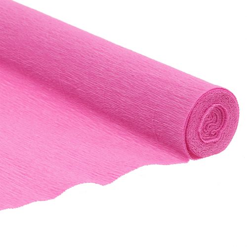 Virágüzleti krepp papír világos rózsaszín 50x250cm