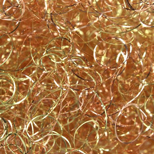 tételeket Flower Hair Tinsel Gold, Réz 200g