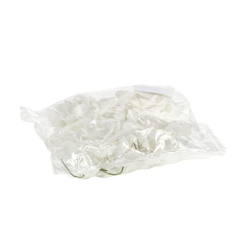 tételeket Habszivacs Rózsa Fehér Ø15cm 4 db