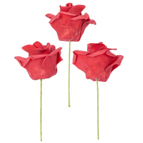 Műrózsa szárral, 5 cm, 100 darab | Floristik24.hu