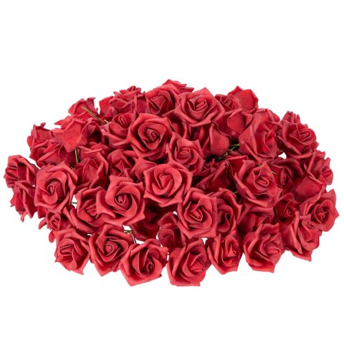 Műrózsa szárral, 5 cm, 100 darab | Floristik24.hu