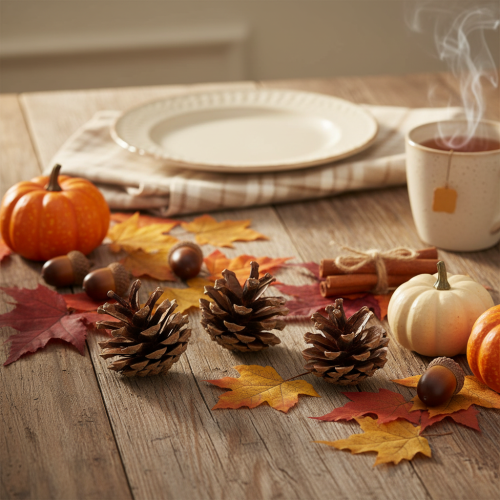 tételeket Fenyőtobozok dekoratív erdei fenyőtobozok natúr 4-5cm 250g