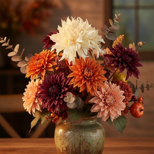 tételeket Mesterséges daliakrém 25,5cm 3db