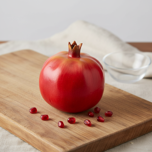 tételeket Gránátalma díszgyümölcs műpiros ablakdísz 10,5cm