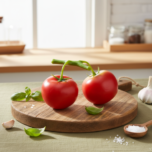 tételeket Dekoratív paradicsomok 2 műparadicsom indán Ø6cm H15cm