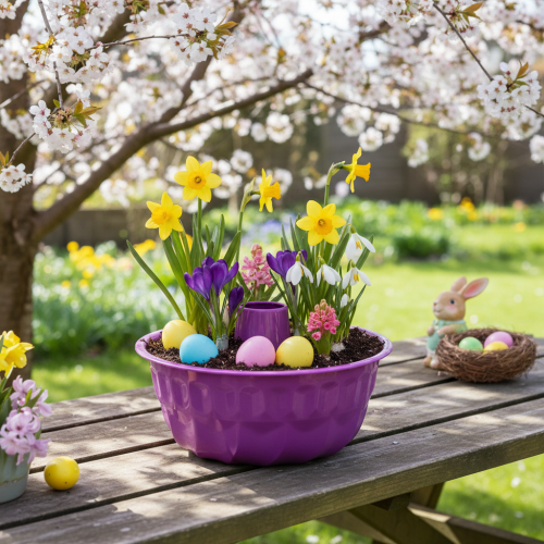 tételeket Bundt tortaforma, fém, díszes tortaforma, lila, Ø23cm, M12cm