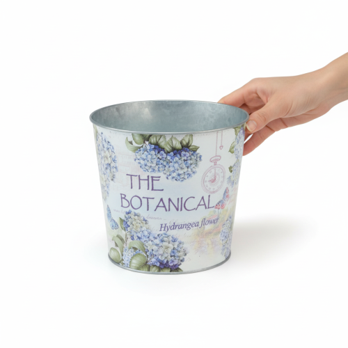 tételeket Fém virágcserép hortenziához, Ø24cm, M21cm