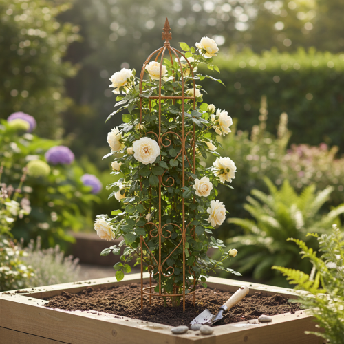 tételeket Kerti rács, kúszónövényekhez és más futónövényekhez, ideális kerttervezés, 108 cm, 2 darabos szett.