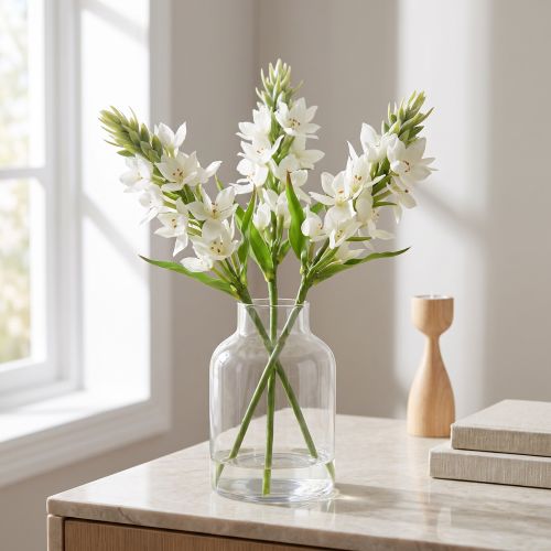 Művirágos Kert Milk Star Művirág Fehér 50cm | Floristik24.hu