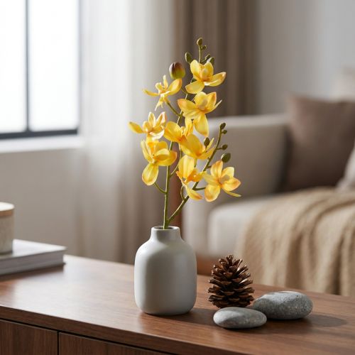 Kis orchidea Phalaenopsis műsárga 30cm | Floristik24.hu